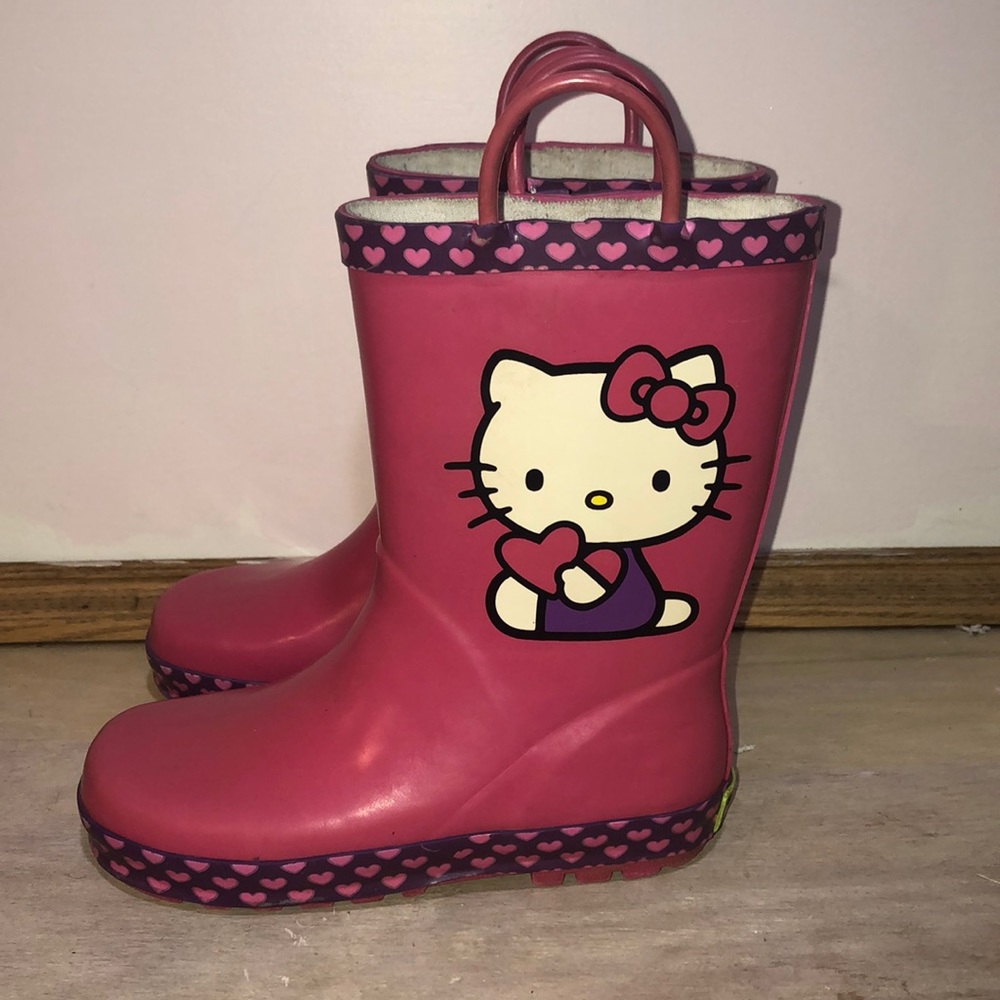 Hello kitty rain boots